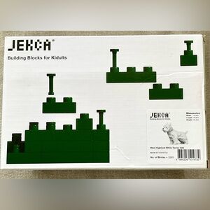 JEKCA West Highland White Terrier 02S | Dog Plastic Building Blocks | Age 14+